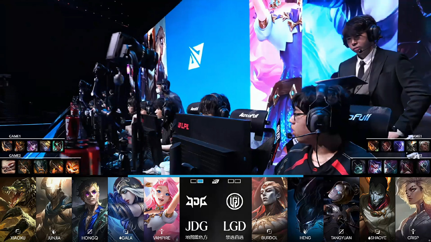 LPL第三赛段常规赛组内赛W4D5：LGD 1:1 JDG