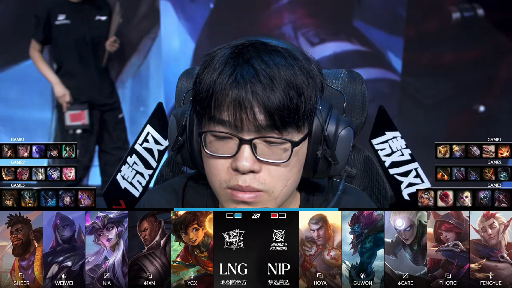 NIP 2:1 战胜 LNG，Care 获全场 MVP