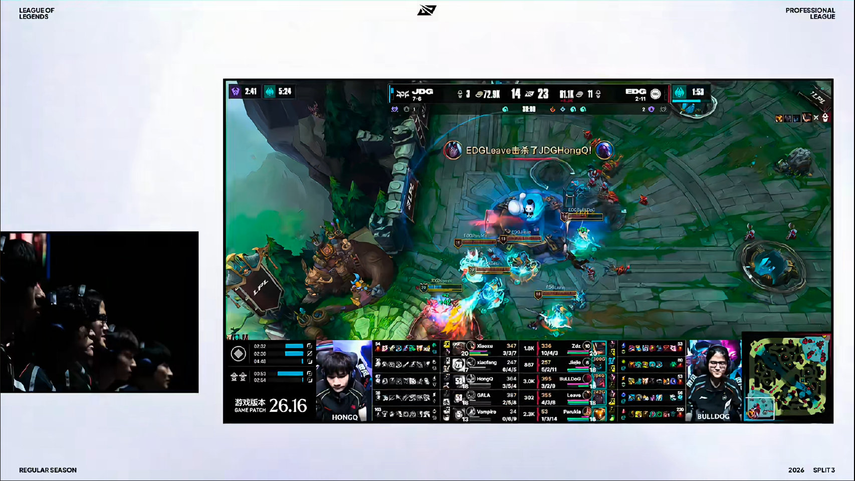 JDG 1-1 EDG，EDG扳回一城
