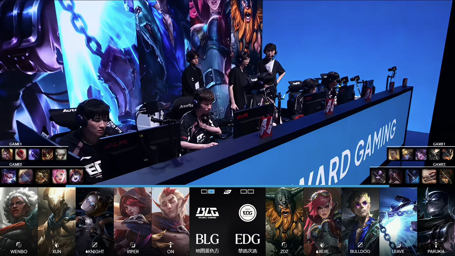 BLG 2:0 EDG,Viper获全场MVP