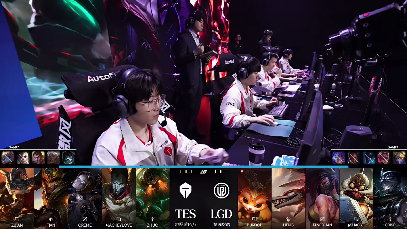 LPL第三赛段常规赛组内赛W2D4:LGD 1:0 TES