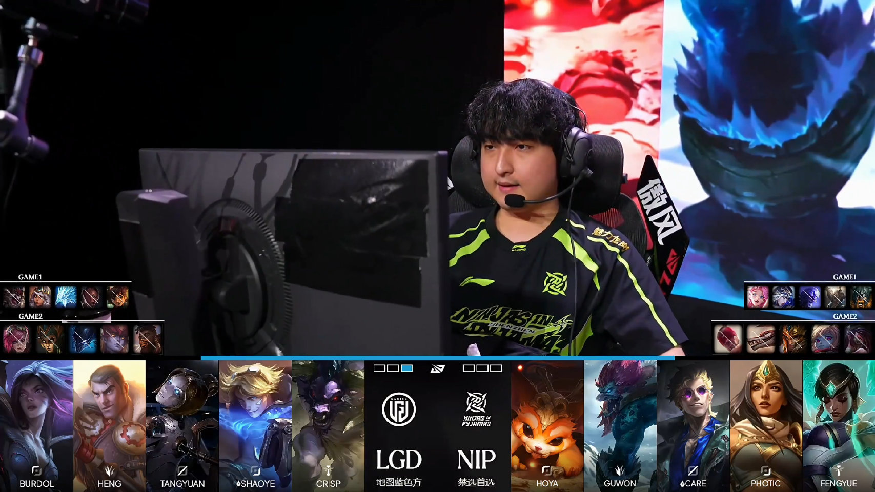 NIP 1:1 LGD，Care 获本局 MVP