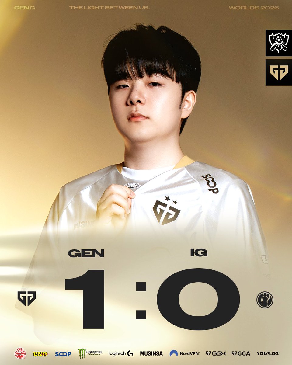 2026全球总决赛瑞士轮第一轮：GEN 1-0 IG