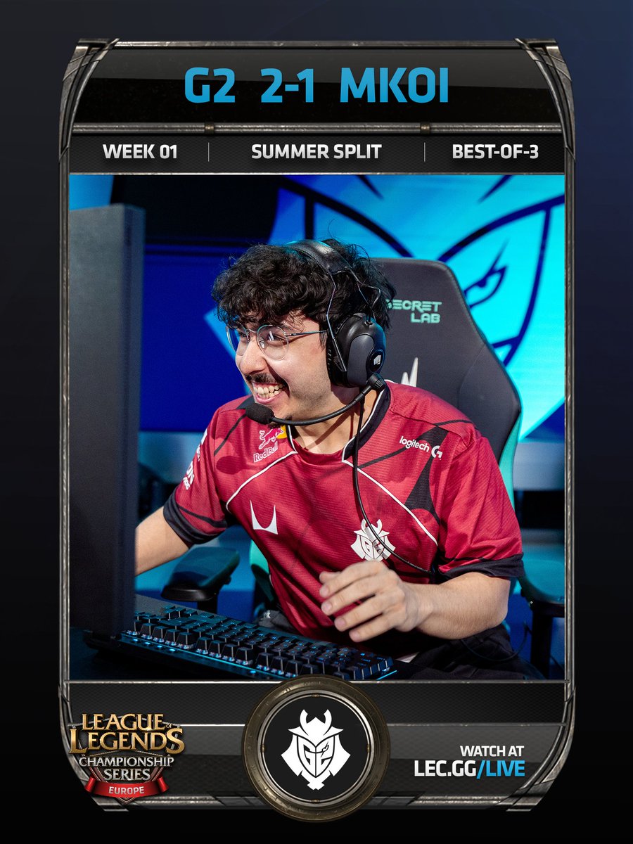 G2击败Movistar KOI,开启夏季赛
