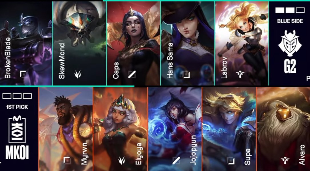 LEC 赛事选人锁定