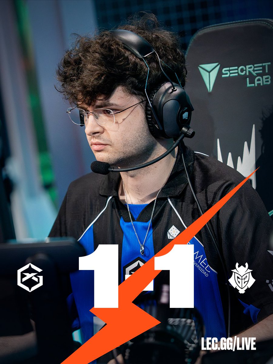 LEC：GIANTX赢下艰苦比赛，扳平系列赛