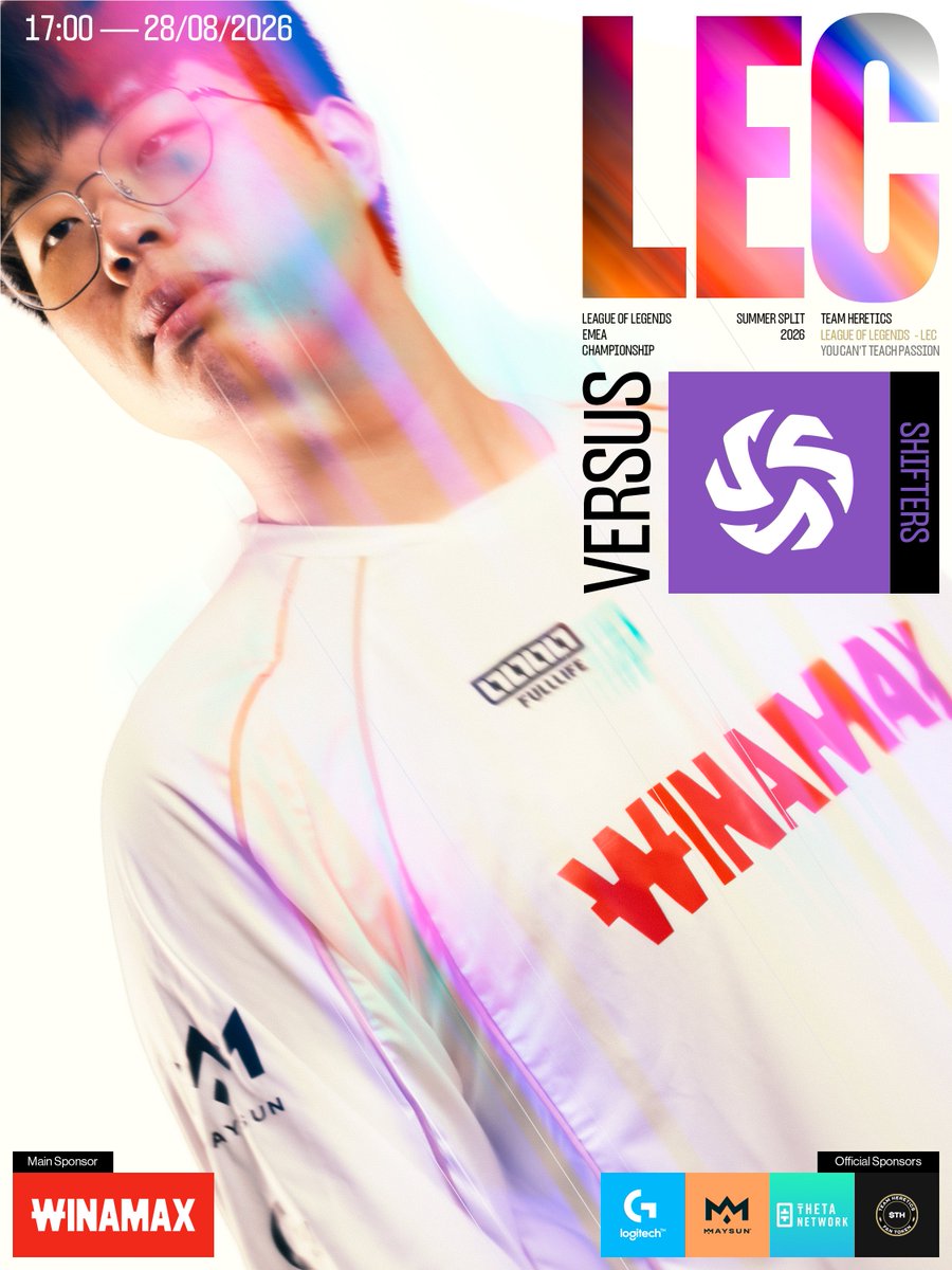 LEC转推：常规赛最后一个周末开启，Heretics对阵Shifters
