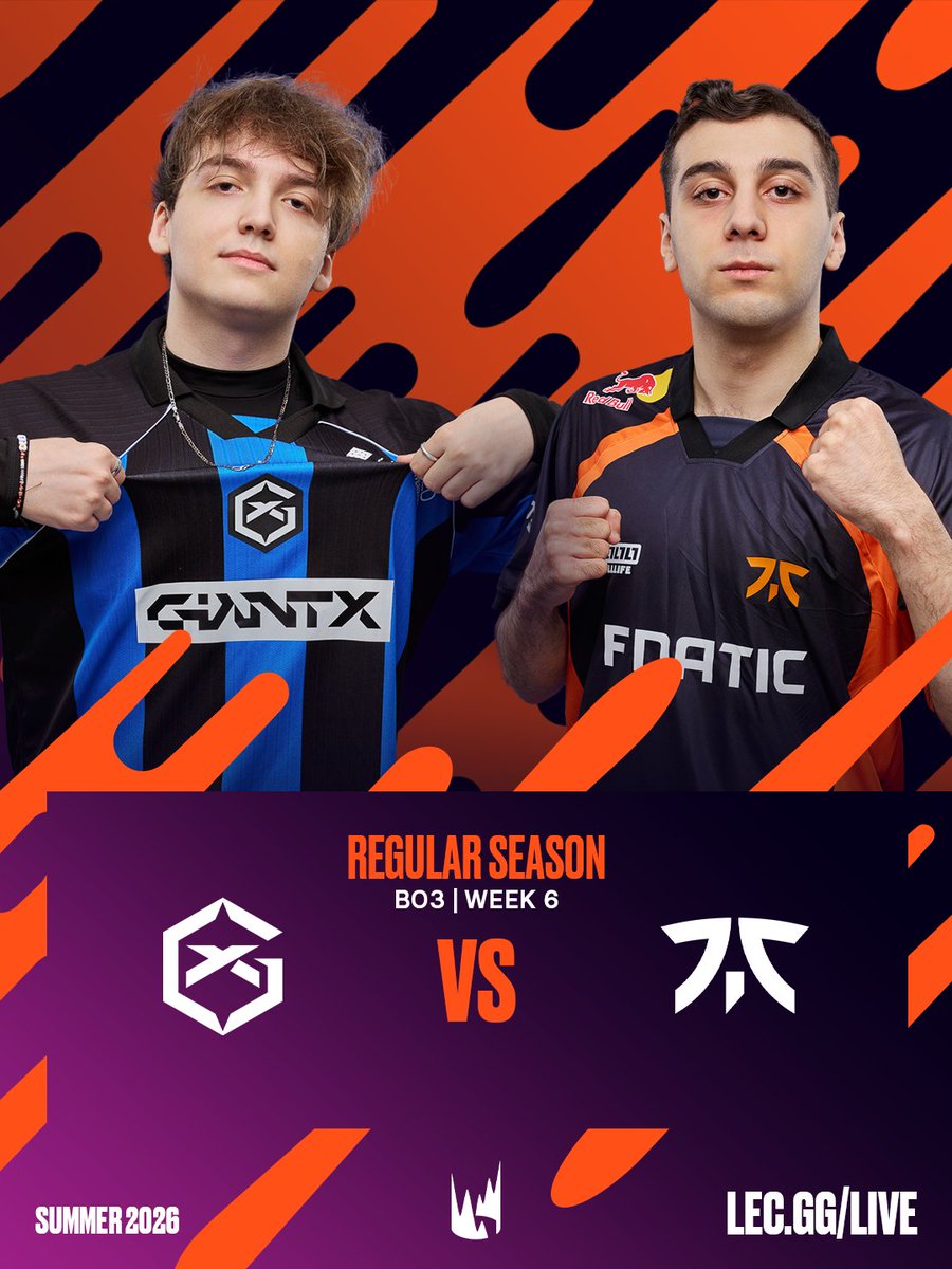 LEC 季后赛席位形势：GX 与 FNC 比赛结果决定多队命运