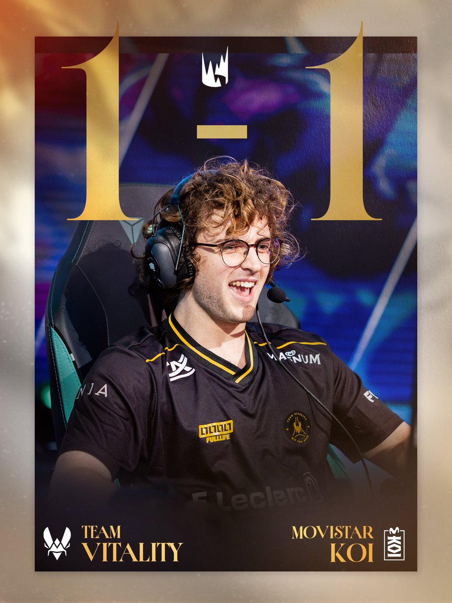 LEC：Team Vitality 扳平系列赛，终结对手连胜